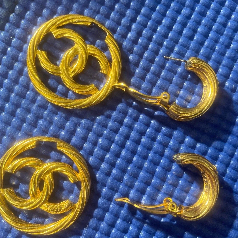 Vintage Chanel convertible earrings